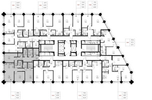 Планировка трехкомнатной(квартира) площадью 96.2 квадратных метров в “Дом премиум-класса МИРА”