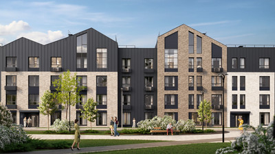 Планировка однокомнатной(квартира) площадью 35 квадратных метров в ЖК “ЖК Дубровицы клаб”