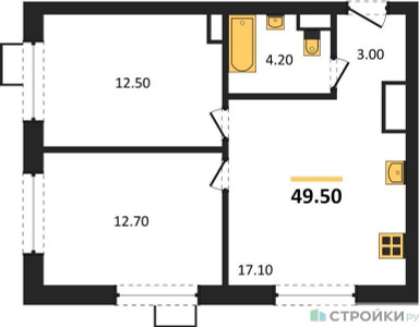 Планировка квартиры, ID 529204