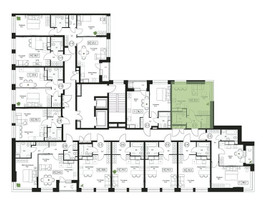 Планировка студии(квартира) площадью 32.5 квадратных метров в “ЖК Пушкино Град”