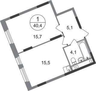 Планировка квартиры, ID 446339