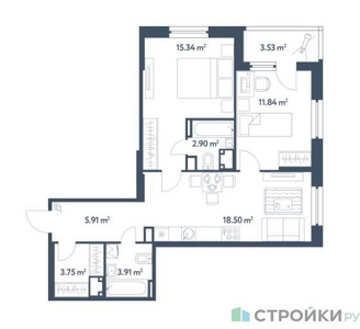 Планировка квартиры, ID 437571