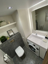 Планировка студии(апартаменты) площадью 18.4 квадратных метров в ЖК “ЖК Станция”