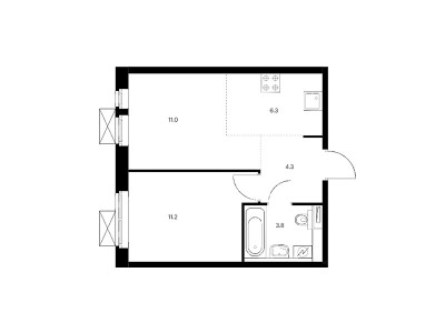 Планировка квартиры, ID 47512