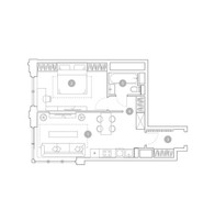 Планировка двухкомнатной(квартира) площадью 49.5 квадратных метров в “ЖК ВЭРИ на Миклухо-Маклая”