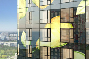 Фасад одного из корпусов в ЖК "Инноватор"