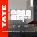 Планировка трехкомнатной(квартира) площадью 78.15 квадратных метров в “ЖК TATE (Тэйт)”