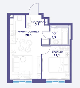 Планировка квартиры, ID 210823