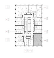 Планировка двухкомнатной(квартира) площадью 57.6 квадратных метров в “ЖК SET (Сет)”