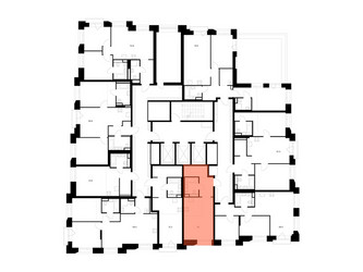 Планировка студии(квартира) площадью 31 квадратных метров в ЖК “ЖК Онежский вал”