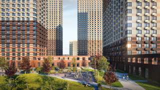 Придомовая территория ЖК “Матвеевский парк”