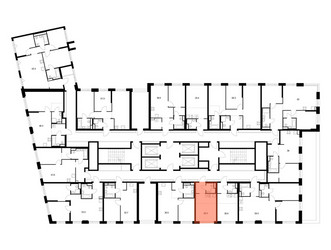 Планировка студии(квартира) площадью 20.3 квадратных метров в ЖК “ЖК 2-й Иртышский”