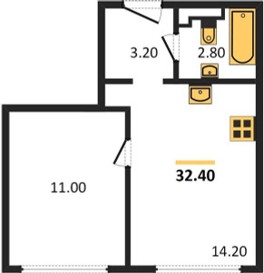 Планировка квартиры, ID 268519