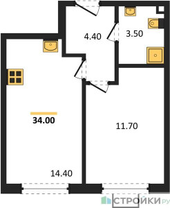 Планировка квартиры, ID 433116