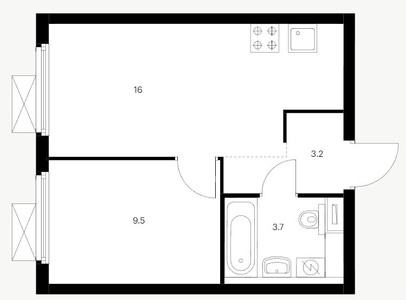 Планировка квартиры, ID 290602
