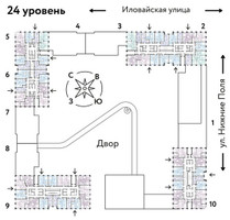 Планировка трехкомнатной(квартира) площадью 52.1 квадратных метров в “ЖК Страна Заречная”