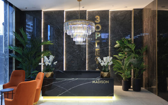 Ресепшен в ЖК "Зорге 9"