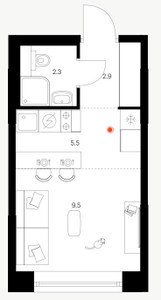 Планировка квартиры, ID 473688