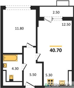 Планировка квартиры, ID 268886