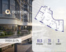 Планировка трехкомнатной(квартира) площадью 91.52 квадратных метров в “ЖК Остров”