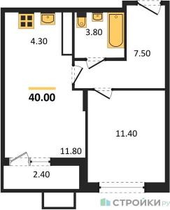 Планировка квартиры, ID 134160
