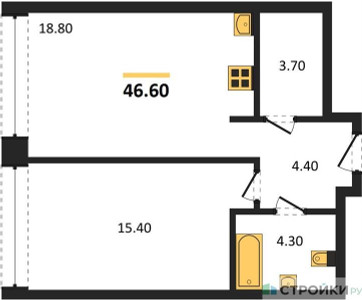 Планировка квартиры, ID 480072