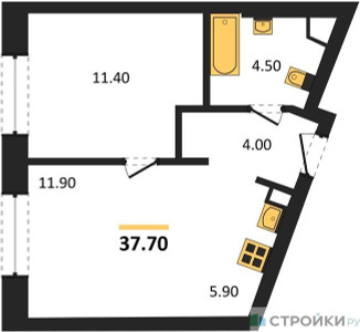 Планировка квартиры, ID 526634