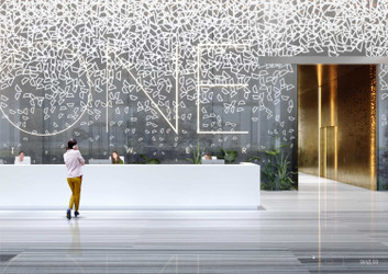 Планировка двухкомнатной(квартира) площадью 73 квадратных метров в ЖК “ЖК One Tower (Ван Тауэр)”