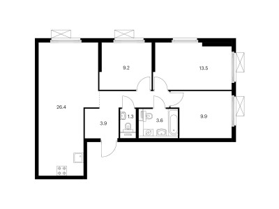 Планировка квартиры, ID 216660