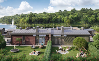 Двор в "Отрада на реке"