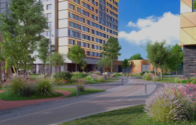 Планировка 4+ комнатной(квартира) площадью 104.51 квадратных метров в ЖК “ЖК Преображение”