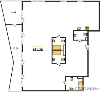 Планировка квартиры, ID 257686