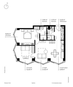 Планировка квартиры, ID 164809