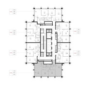 Планировка трехкомнатной(квартира) площадью 78.4 квадратных метров в “ЖК SET (Сет)”