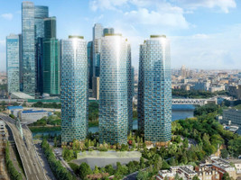 ЖК "River Park Towers Кутузовский" вид сбоку