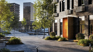 ЖК “Графика на воде” вид сбоку