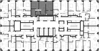 Планировка двухкомнатной(квартира) площадью 53.8 квадратных метров в “ЖК SET (Сет)”