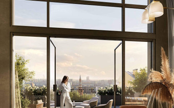 Выход на террасу в “CLOS 17”