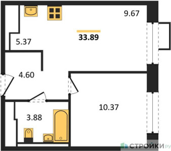 Планировка квартиры, ID 449680