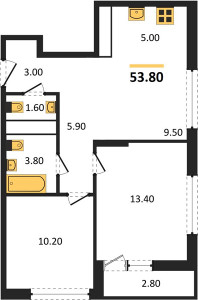 Планировка квартиры, ID 115799