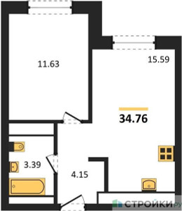 Планировка квартиры, ID 227786
