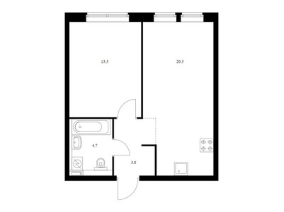 Планировка квартиры, ID 70966