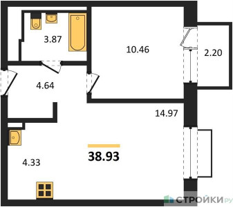 Планировка квартиры, ID 317705