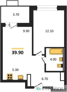 Планировка квартиры, ID 292041