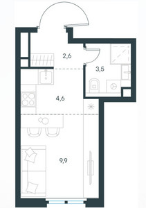 Планировка квартиры, ID 465507
