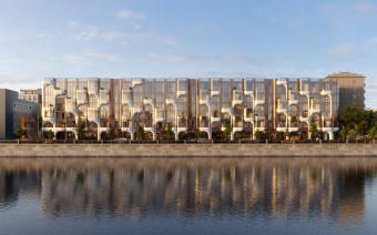 ЖК “Саввинская 17” вид с воды