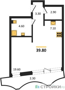 Планировка квартиры, ID 437843