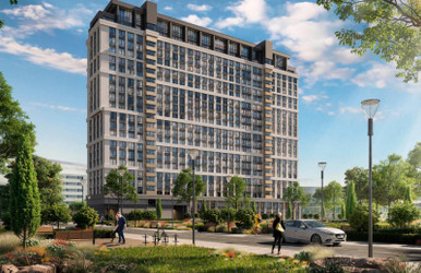 Планировка однокомнатной(апартаменты) площадью 39.2 квадратных метров в ЖК “ЖК Мята”