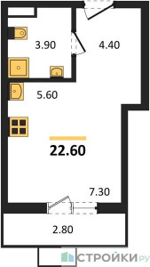 Планировка квартиры, ID 328793