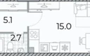 Купить студию в ЖК ЗИЛАРТ от застройщика, ID 290952